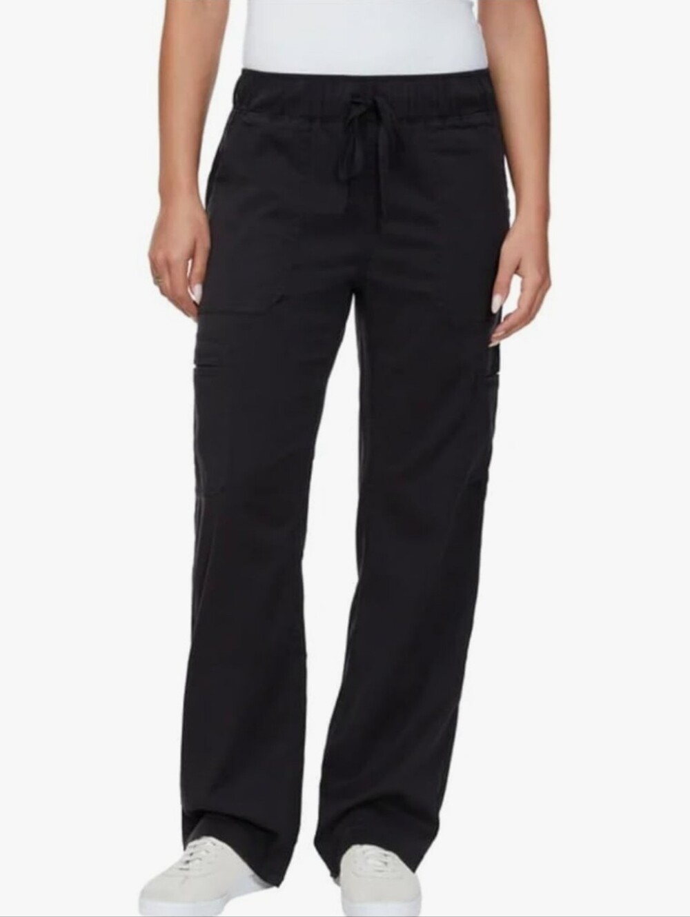 Buffalo David Bitton Black Cargo Drawstring Pants